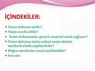 ndek ler