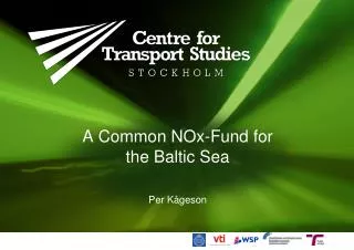 A Common NOx-Fund for the Baltic Sea