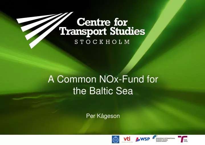 a common nox fund for the baltic sea