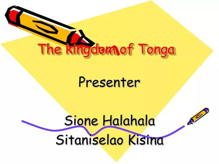 the kingdom of tonga