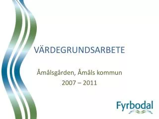 v rdegrundsarbete