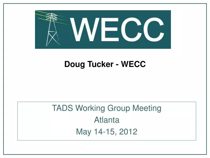 doug tucker wecc