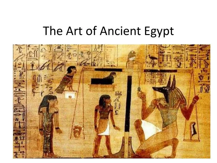 the art of ancient egypt