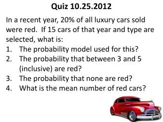 quiz 10 25 2012