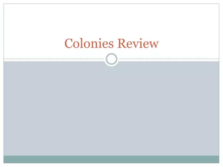 colonies review