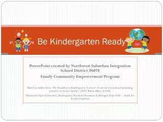 Be Kindergarten Ready