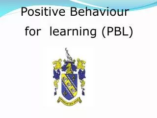 Positive Behaviour