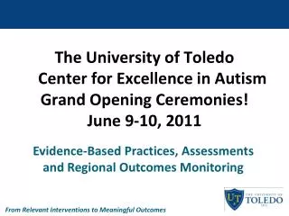 Evidence-Based Practices, Assessments and Regional Outcomes Monitoring