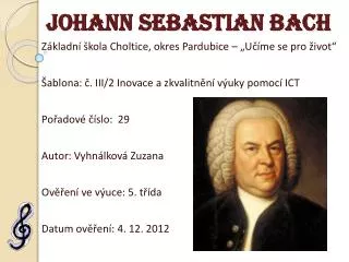 johann sebastian bach