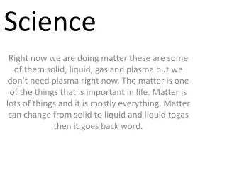 science