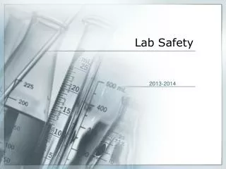 Lab Safety