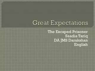 great expectations