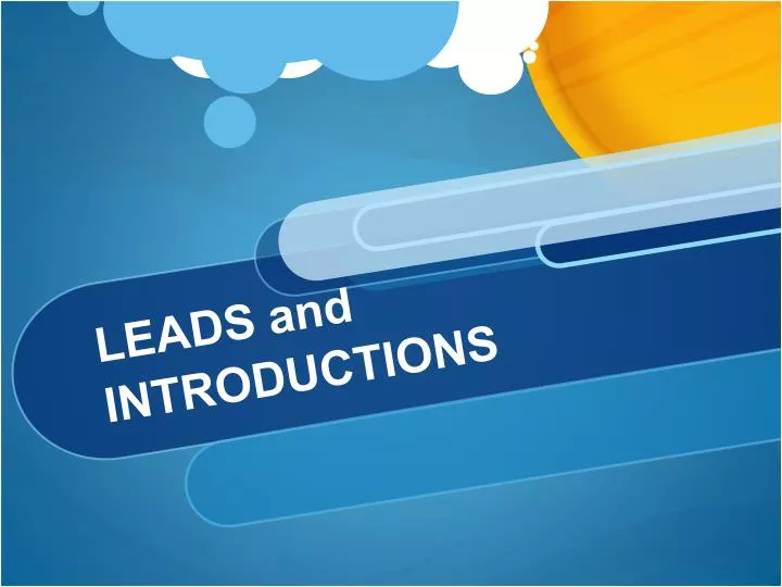 leads and introductions