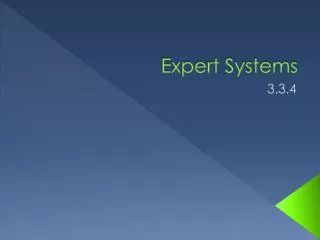 Expert Systems