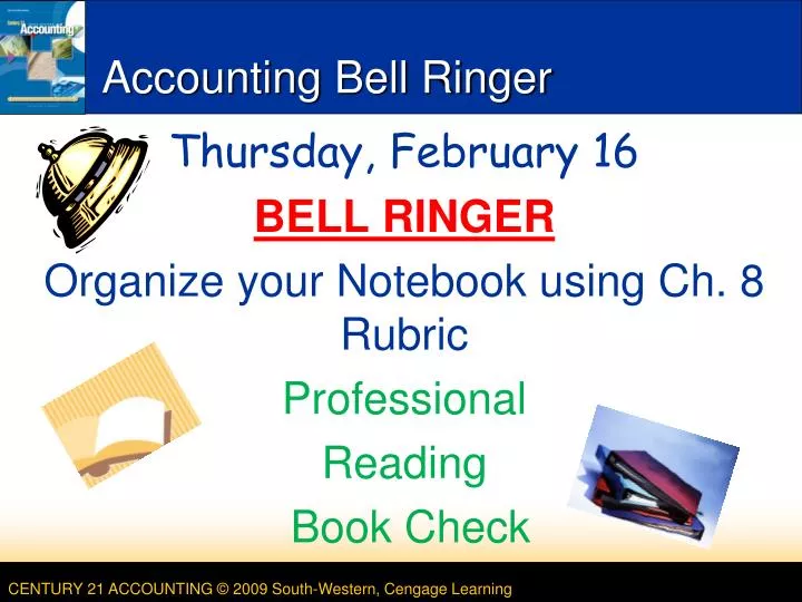 accounting bell ringer