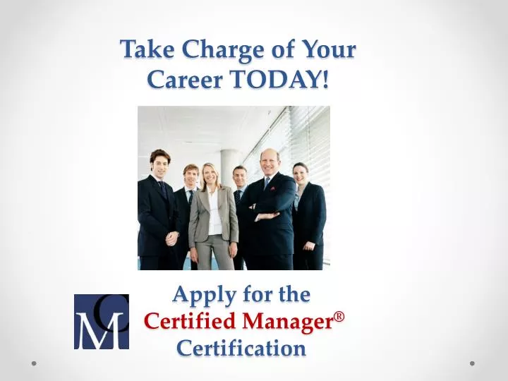 take charge of your career today