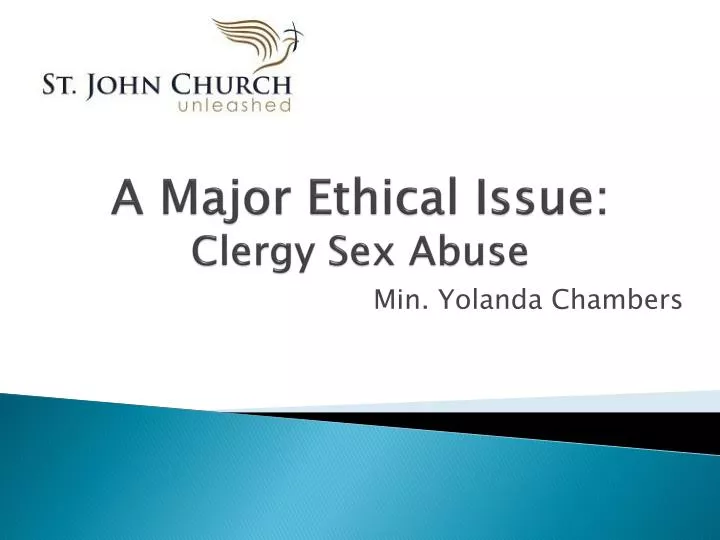 a major ethical issue clergy sex abuse