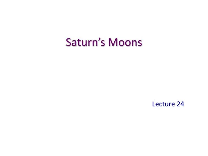 saturn s moons
