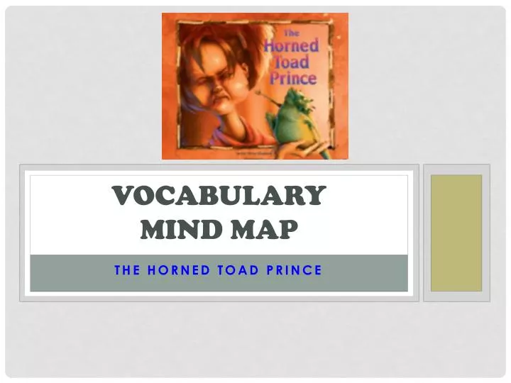 vocabulary mind map