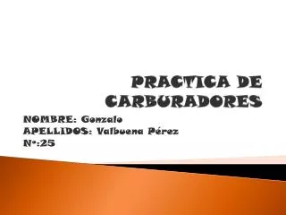practica de carburadores