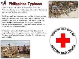 P hilippines Typhoon