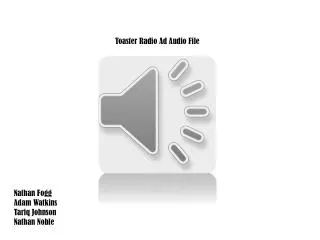 Toaster Radio Ad Audio File