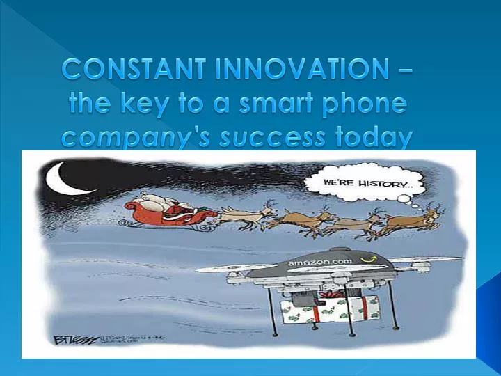 constant innovation the key to a smart phone company s success today