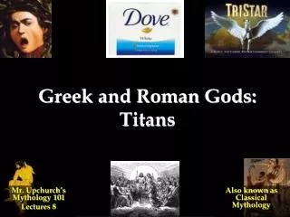 Greek and Roman Gods: Titans