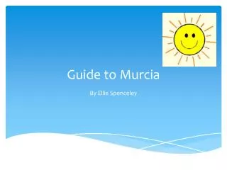 Guide to Murcia