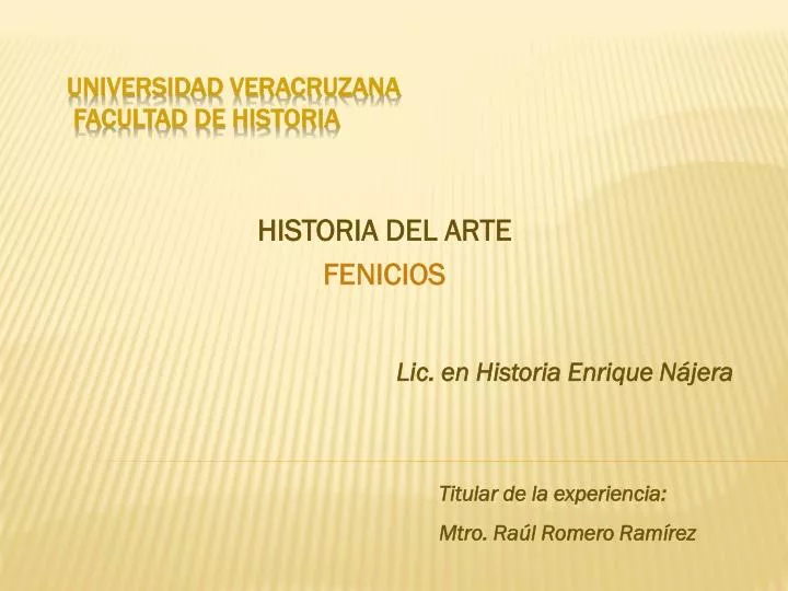 historia del arte fenicios