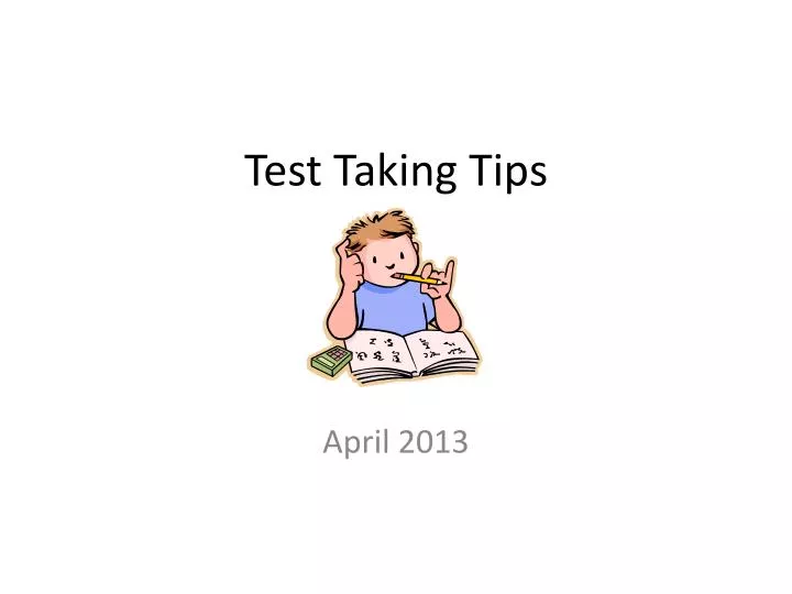 test taking tips