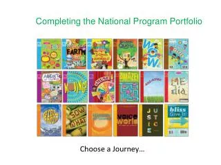 Completing the National Program Portfolio
