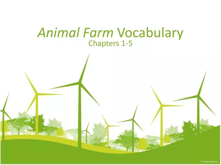 animal farm vocabulary