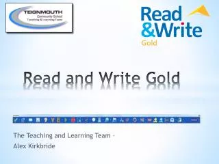 Read and Write Gold