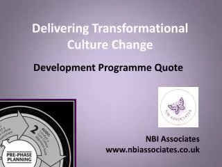 Delivering Transformational Culture Change
