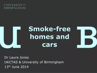 Smoke-free homes and cars