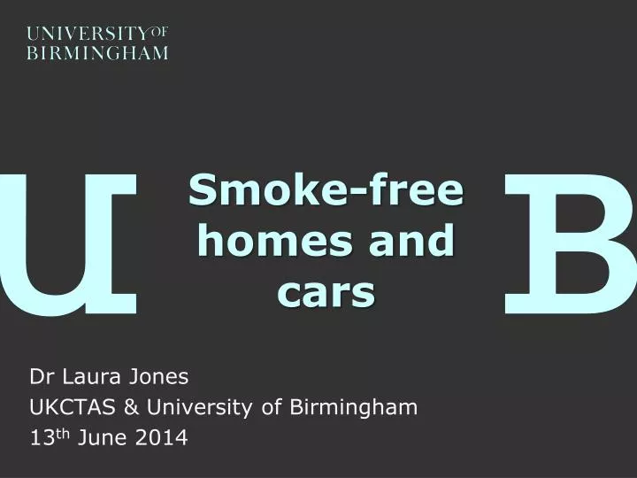 smoke free homes and cars