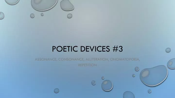 poetic devices 3