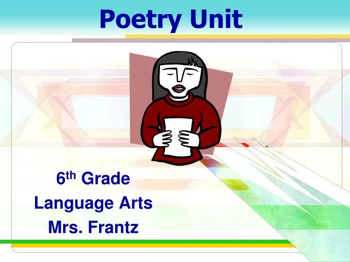 poetry unit