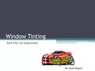 Window Tinting