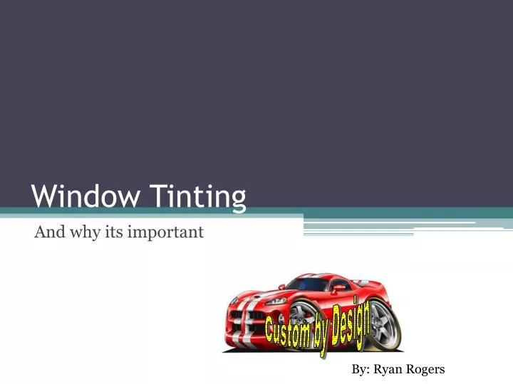 window tinting