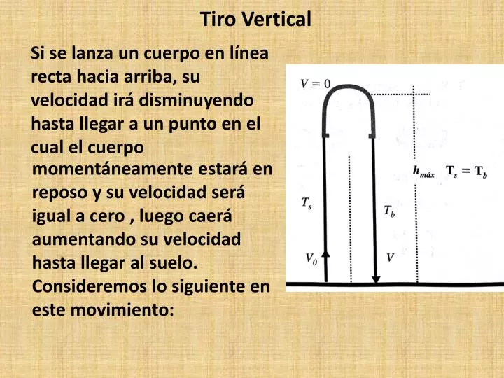 tiro vertical