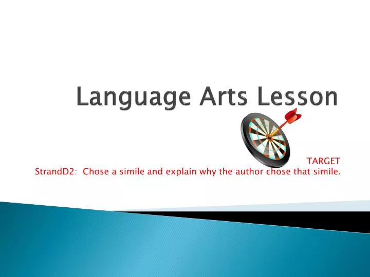 language arts lesson
