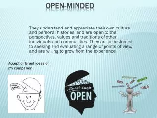 open minded