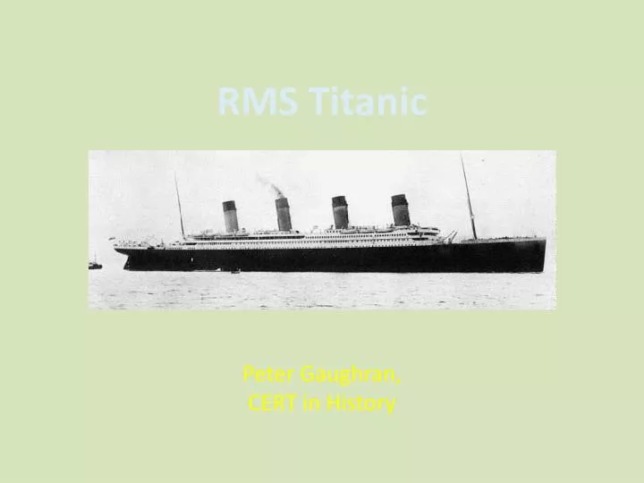 rms titanic