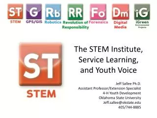 The STEM Institute, Service Learning, and Youth Voice