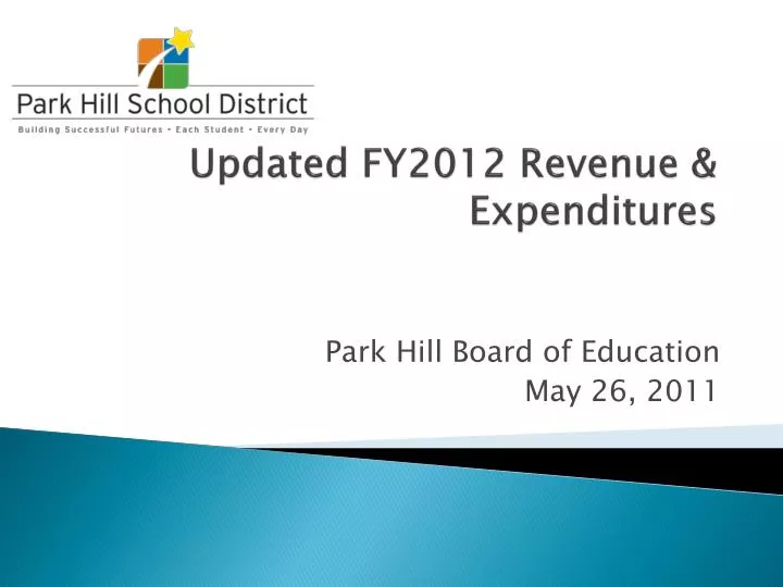 updated fy2012 revenue expenditures
