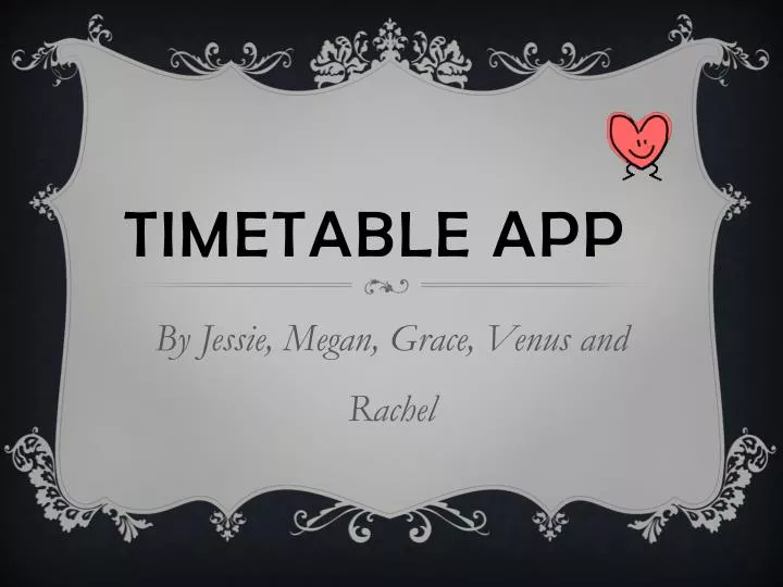 timetable app