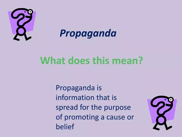 propaganda