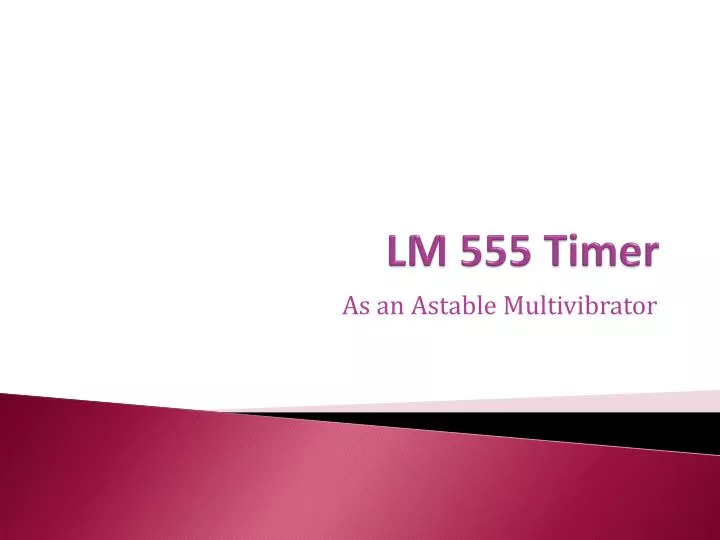 lm 555 timer